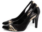detalhe salto 9cm preto scarpin feminino | VitriNerm