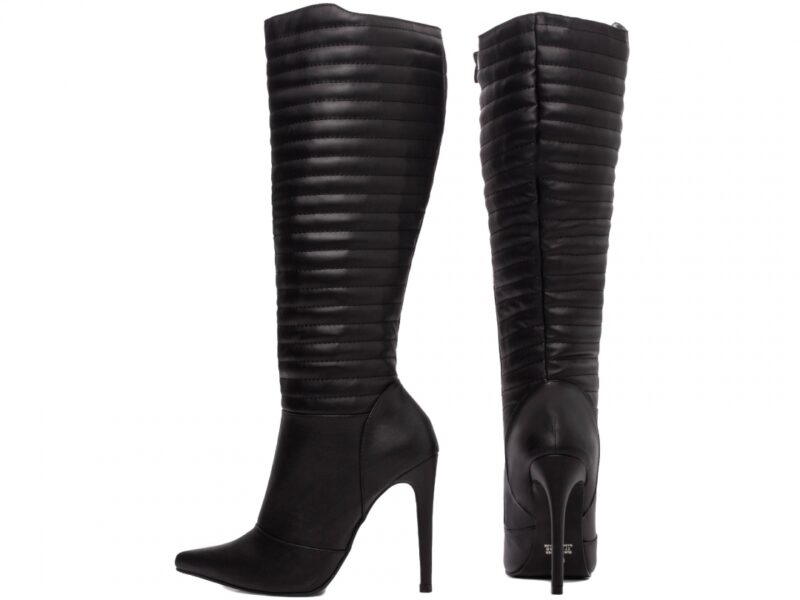 bota preta salto 12cm napa | VitriNerm