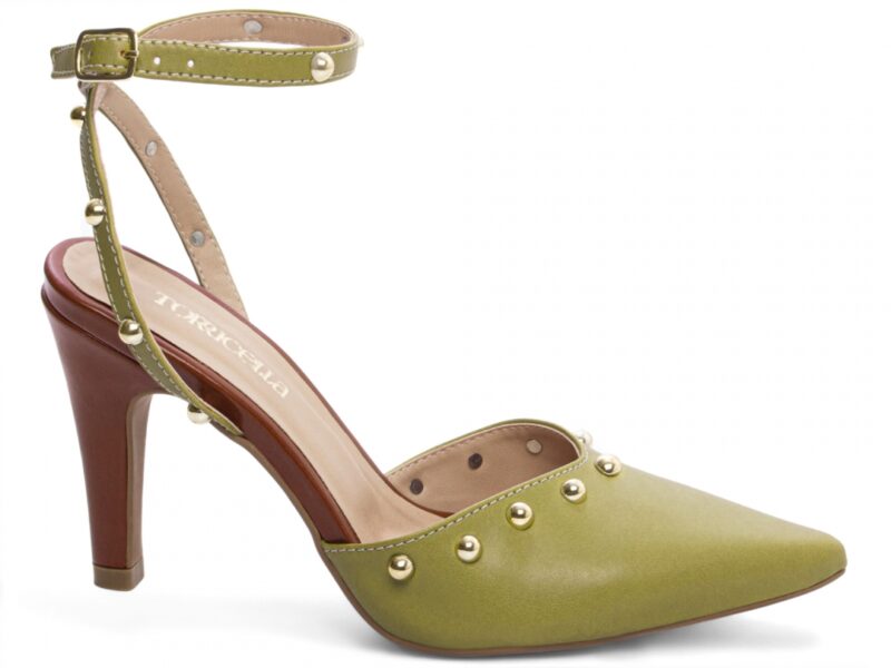 scarpin caramelo salto 9cm napa | VitriNerm