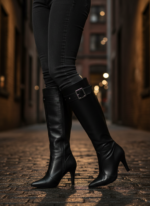bota feminina preta feminino elegante comprar | VitriNerm