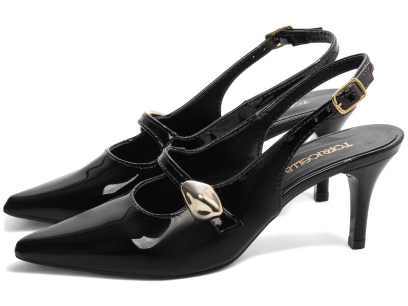 detalhe salto 6cm preto scarpin feminino | VitriNerm