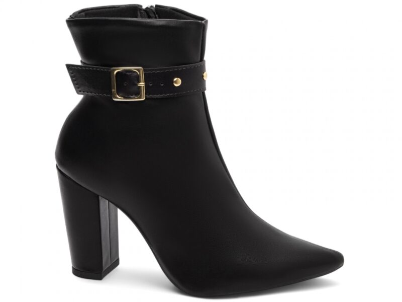 bota preta salto 9cm napa | VitriNerm
