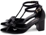 detalhe salto 6,5cm preto scarpin feminino | VitriNerm