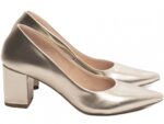 scarpin feminino dourado solado antiderrapante | VitriNerm
