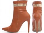 bota caramelo salto 12cm napa | VitriNerm