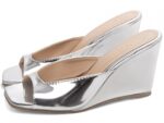 detalhe salto 7cm prata sandália feminina | VitriNerm