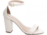 sandália off white salto 8,5cm napa | VitriNerm