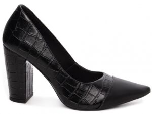 scarpin preto salto 9cm napa | VitriNerm