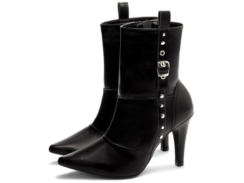 detalhe bico bota feminina preta feminino | VitriNerm