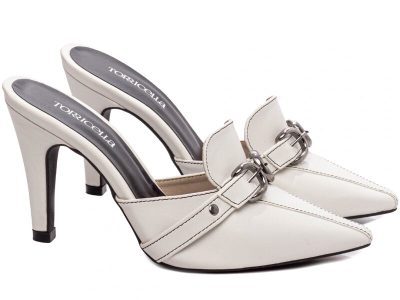 scarpin feminino off white solado antiderrapante | VitriNerm