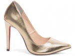 scarpin dourado salto 12cm napa | VitriNerm