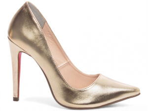 scarpin dourado salto 12cm napa | VitriNerm