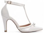 scarpin feminino off white par completo | VitriNerm