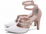 detalhe salto 9cm rosê scarpin feminino | VitriNerm