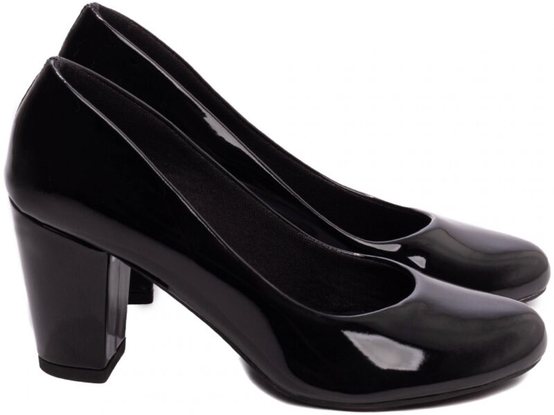 scarpin feminino preto solado antiderrapante | VitriNerm