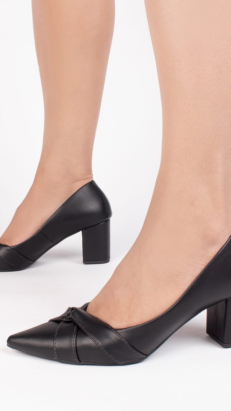 scarpin feminino preto feminino elegante comprar | VitriNerm