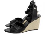 detalhe sandália feminina preta feminino | VitriNerm