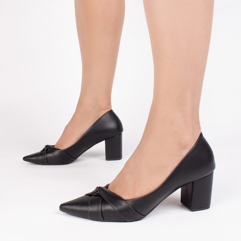 scarpin feminino preto feminino elegante comprar | VitriNerm