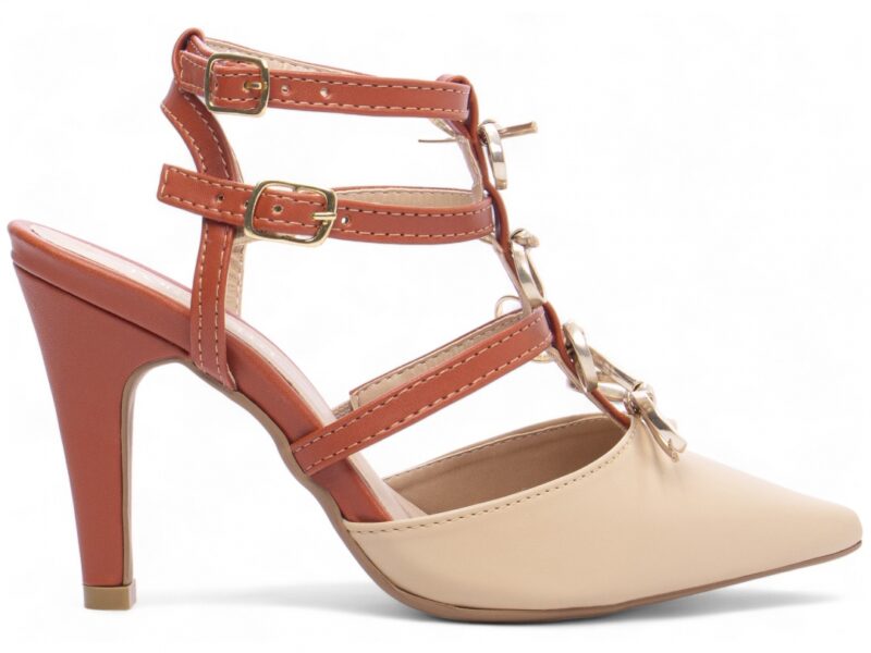 scarpin feminino caramelo par completo | VitriNerm