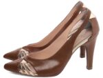 detalhe salto 9cm caramelo scarpin feminino | VitriNerm