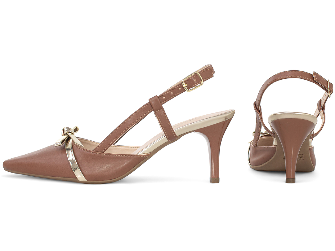 Sapato Scarpin Slingback - Imagem 2