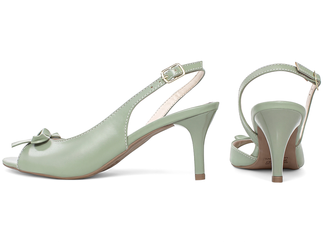Sandália Slingback com Laço - Imagem 2