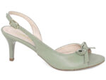 Sandália Slingback com Laço