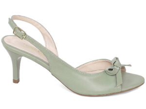 Sandália Slingback com Laço