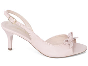 Sandália Slingback com Laço